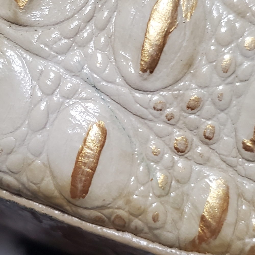 Brahmin Gold and Cream Crossbody Bag - Picture 7 of 7